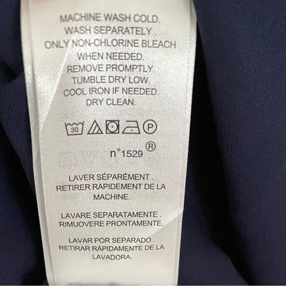 Lauren Ralph Lauren, Navy Isidra Dress, Size 12 - Picture 8 of 10